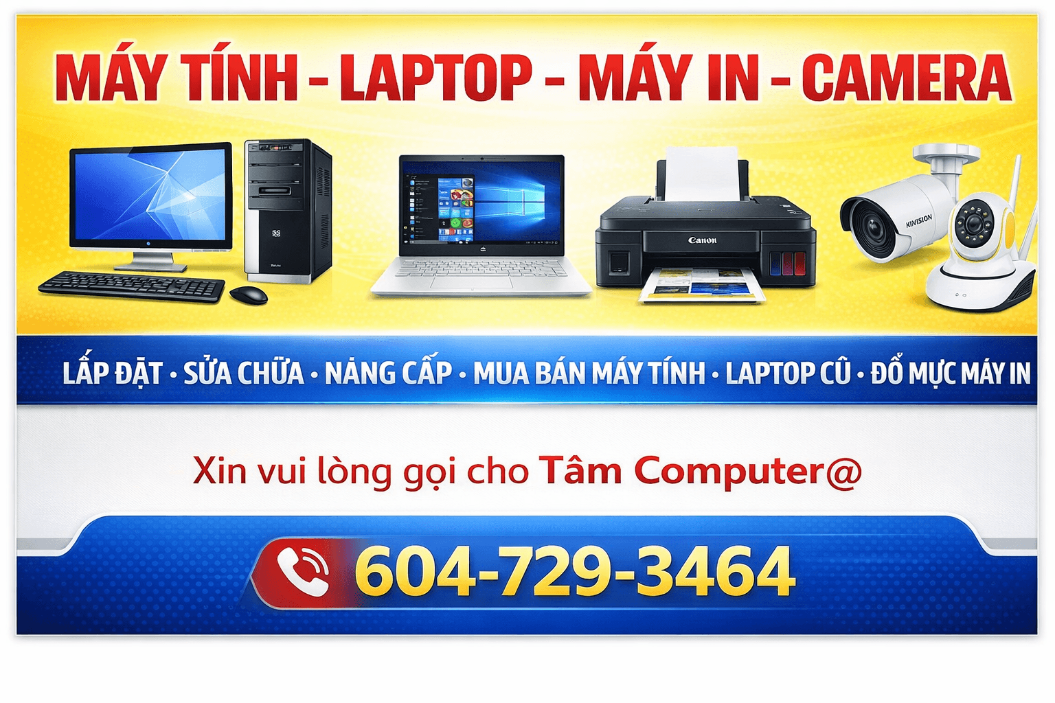 Post image of 🔧 SỬA CHỮA & CUNG CẤP MÁY TÍNH TẬN NƠI-💻 TÂM COMPUTER